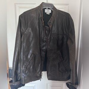 Distressed vintage Armani Exchange jacket size L